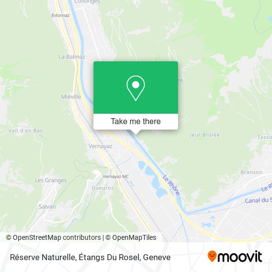 Réserve Naturelle, Étangs Du Rosel map