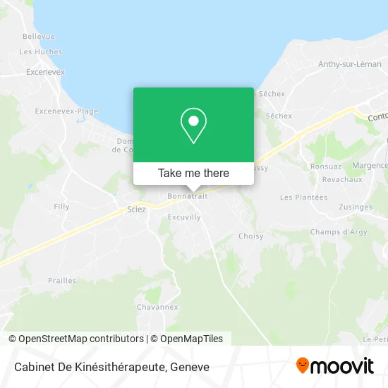 Cabinet De Kinésithérapeute map