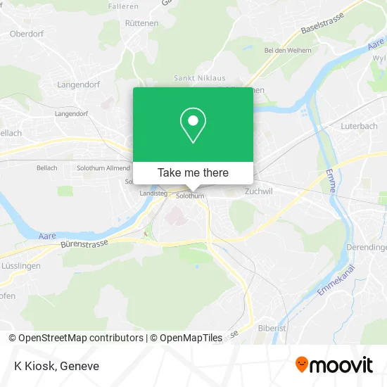 K Kiosk map