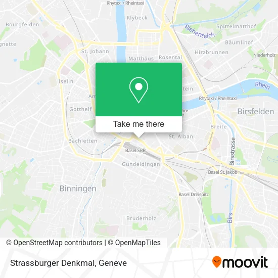 Strassburger Denkmal map