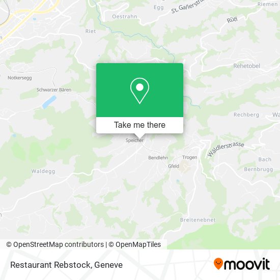 Restaurant Rebstock map