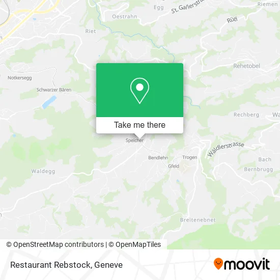 Restaurant Rebstock map