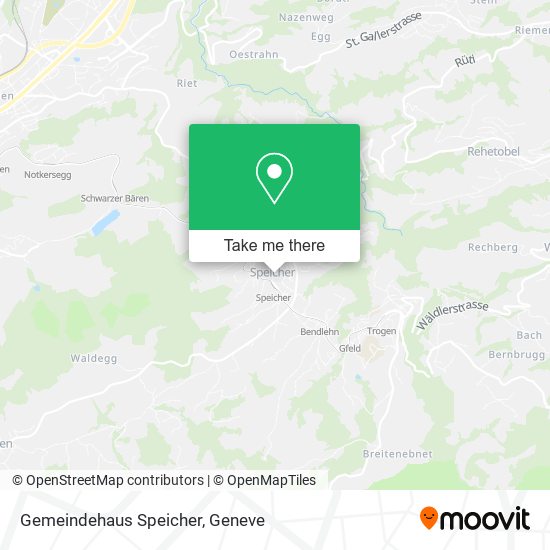 Gemeindehaus Speicher map