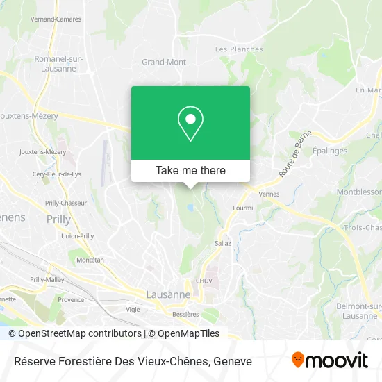 Réserve Forestière Des Vieux-Chênes map