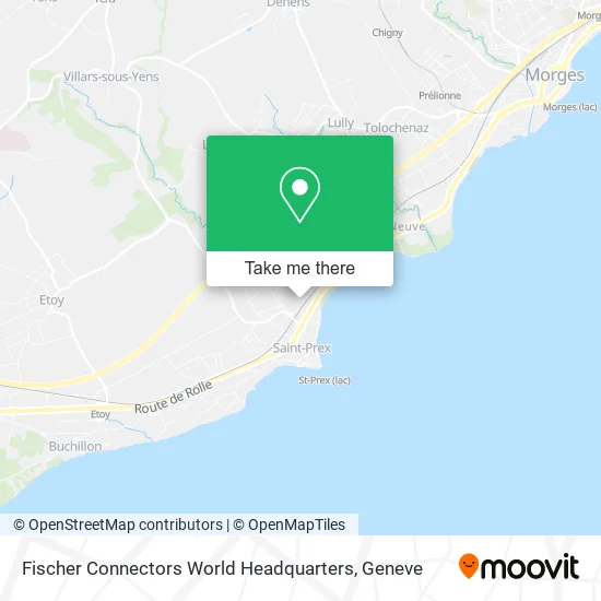 Fischer Connectors World Headquarters map