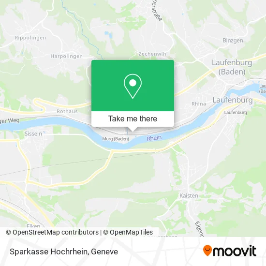 Sparkasse Hochrhein map