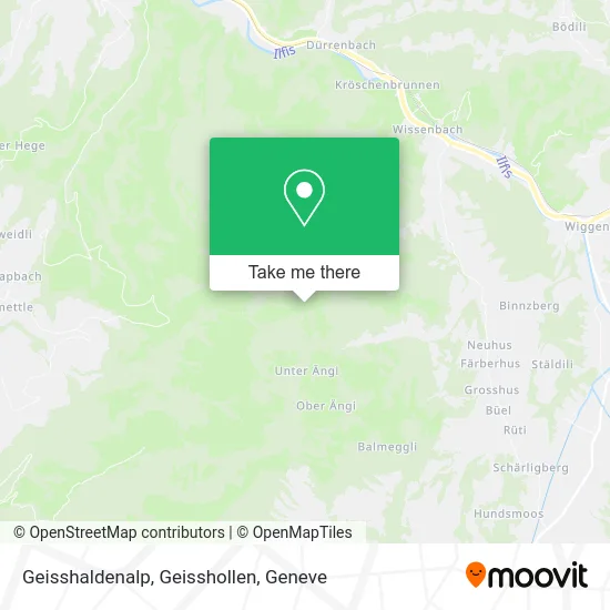 Geisshaldenalp, Geisshollen map