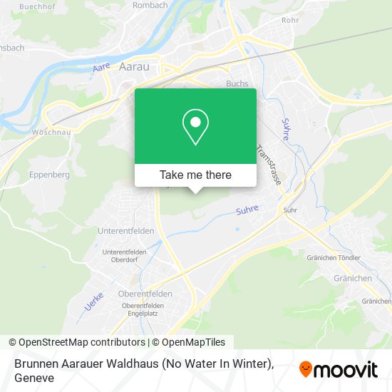 Brunnen Aarauer Waldhaus (No Water In Winter) map