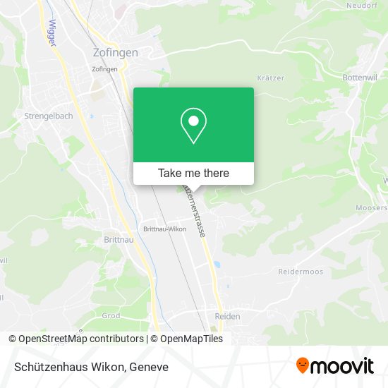 Schützenhaus Wikon map