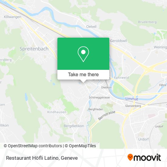 Restaurant Höfli Latino map