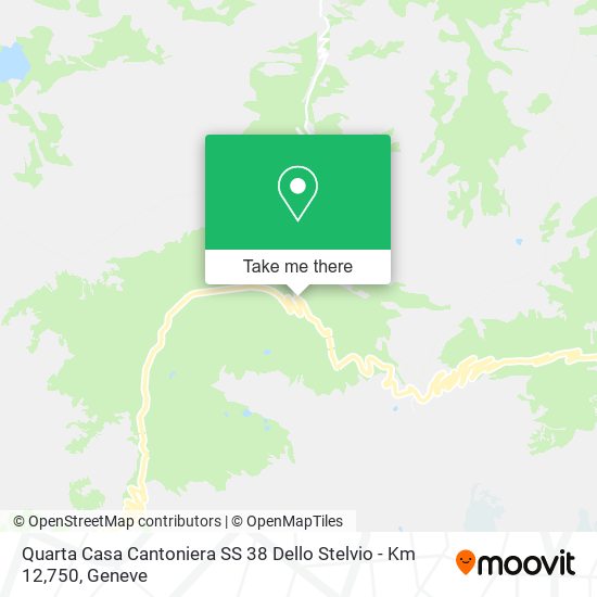 Quarta Casa Cantoniera SS 38 Dello Stelvio - Km 12,750 map
