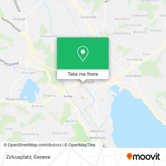 Zirkusplatz map