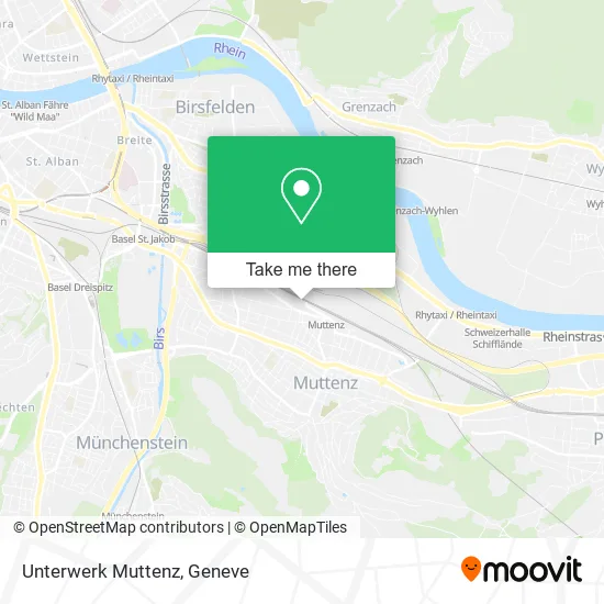 Unterwerk Muttenz map
