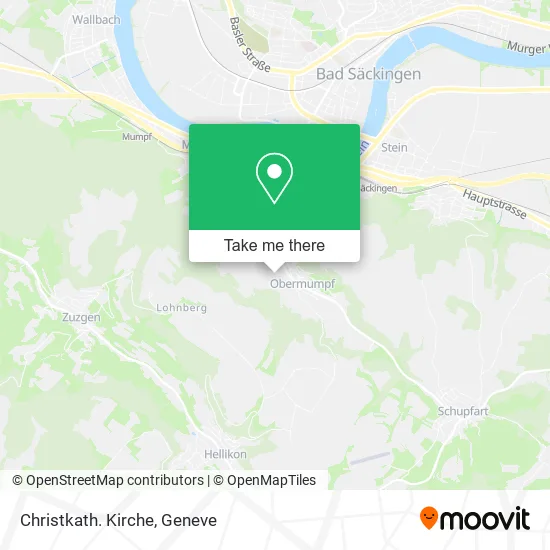 Christkath. Kirche map