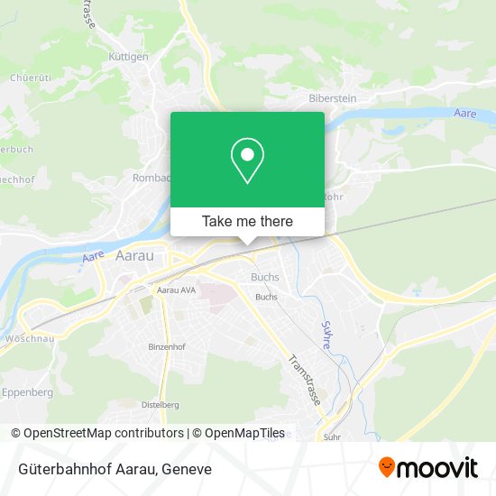 Güterbahnhof Aarau map