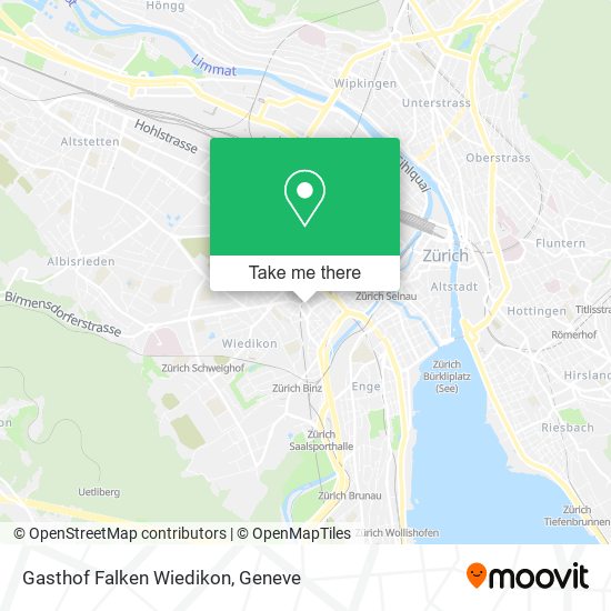 Gasthof Falken Wiedikon map