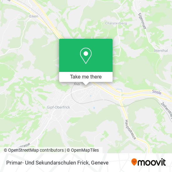 Primar- Und Sekundarschulen Frick map