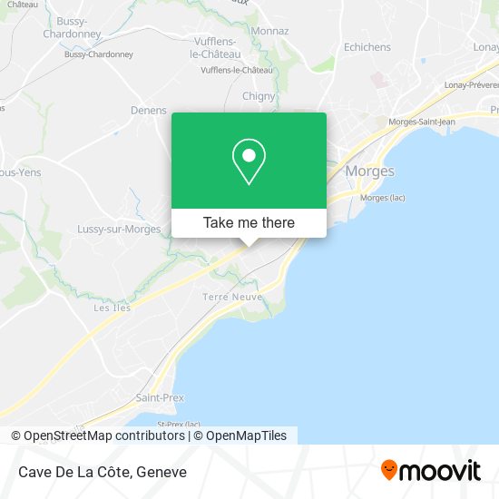 Cave De La Côte map