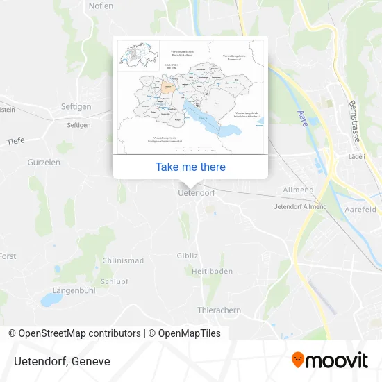 Uetendorf map