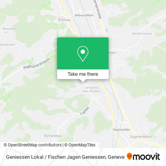 Geniessen Lokal / Fischen Jagen Geniessen map