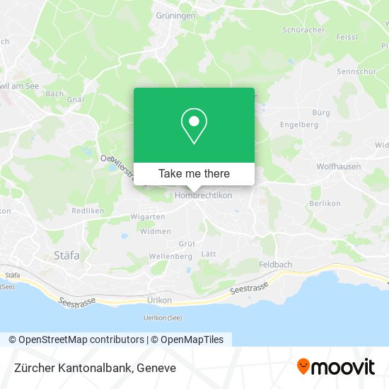 Zürcher Kantonalbank map