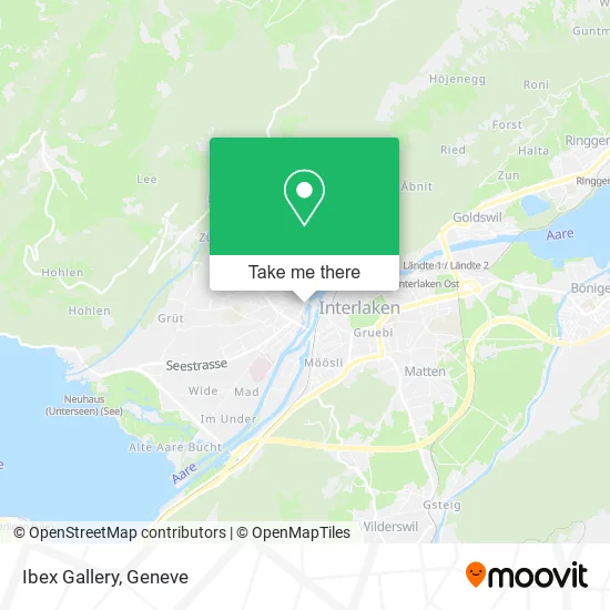 Ibex Gallery map