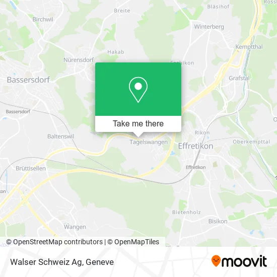 Walser Schweiz Ag map