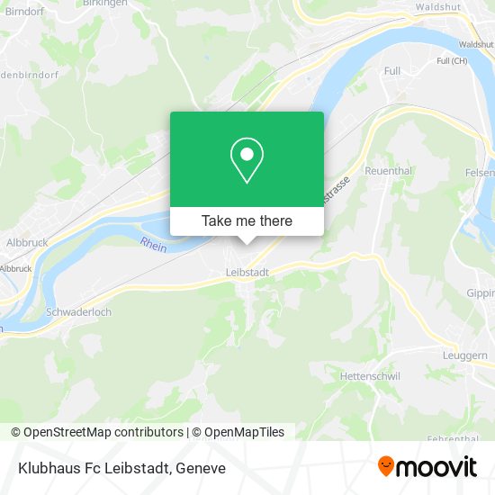 Klubhaus Fc Leibstadt map