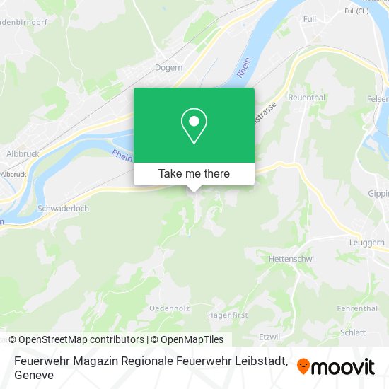Feuerwehr Magazin Regionale Feuerwehr Leibstadt map