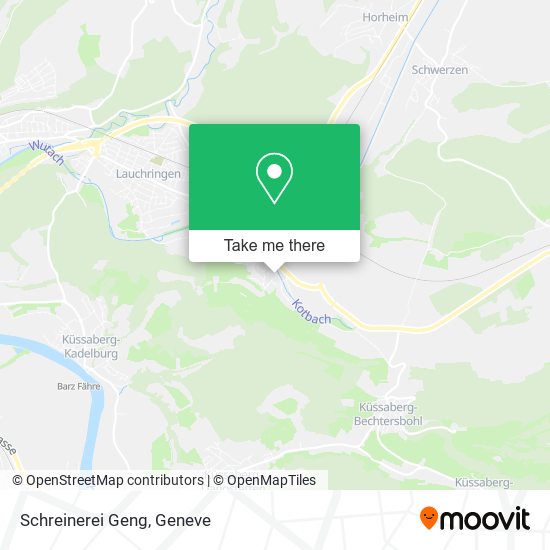 Schreinerei Geng map