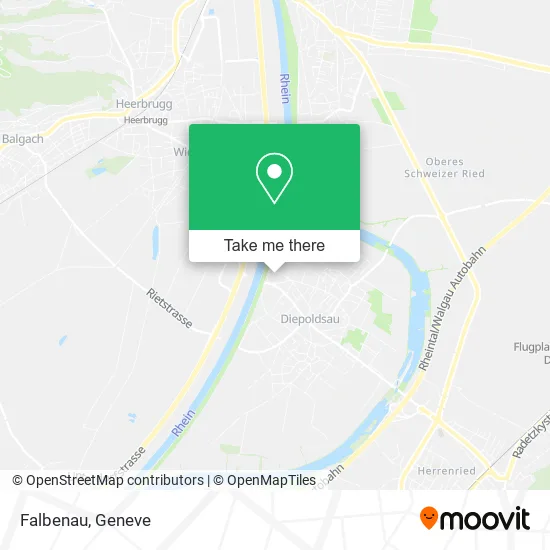 Falbenau map