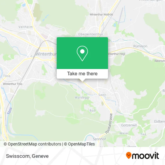 Swisscom map