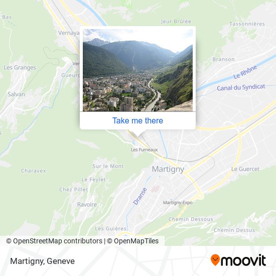 Martigny map