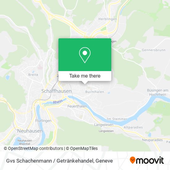 Gvs Schachenmann / Getränkehandel map