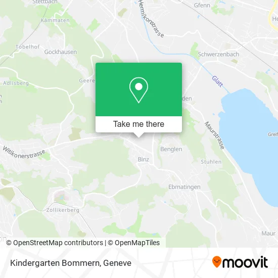 Kindergarten Bommern map