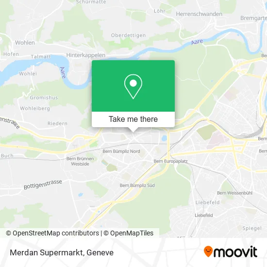 Merdan Supermarkt map