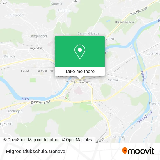 Migros Clubschule map