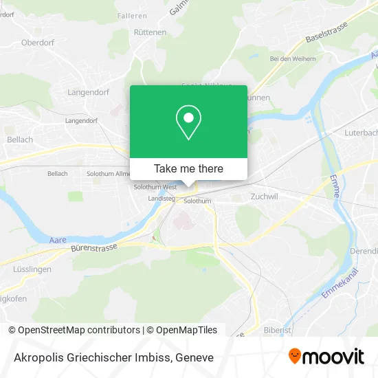 Akropolis Griechischer Imbiss map