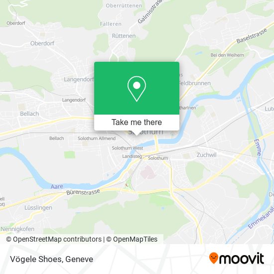 Vögele Shoes map