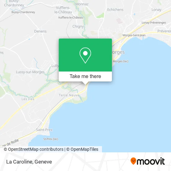 La Caroline map