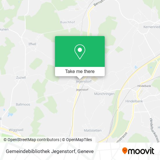 Gemeindebibliothek Jegenstorf map