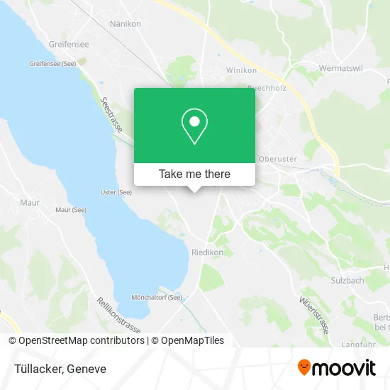 Tüllacker map