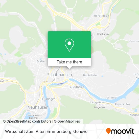 Wirtschaft Zum Alten Emmersberg map