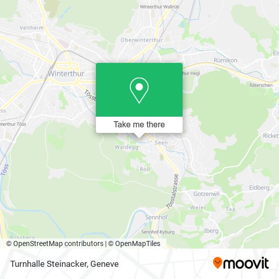 Turnhalle Steinacker map