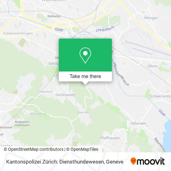 Kantonspolizei Zürich: Diensthundewesen plan