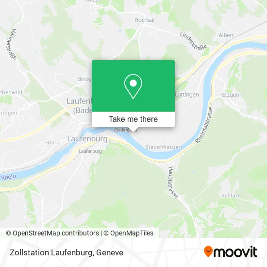 Zollstation Laufenburg map
