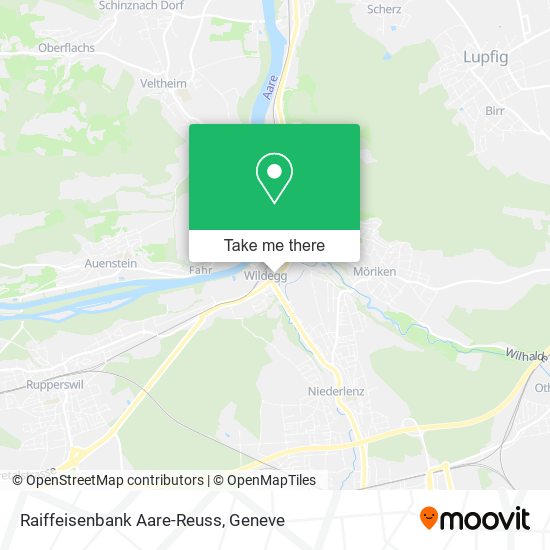 Raiffeisenbank Aare-Reuss map