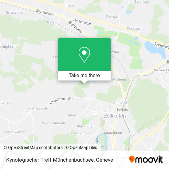 Kynologischer Treff Münchenbuchsee map
