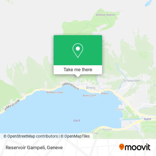 Reservoir Gampeli map