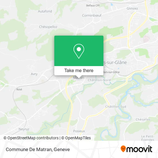 Commune De Matran plan